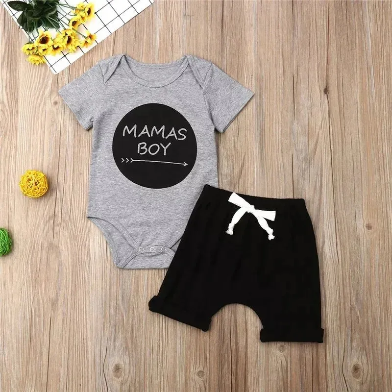 مجموعة اروين التجاريهARWEN&AJH GROUP  New Hot Selling Children's Clothing Female European And American Short Sleeve Letter Brother Sister Outfit