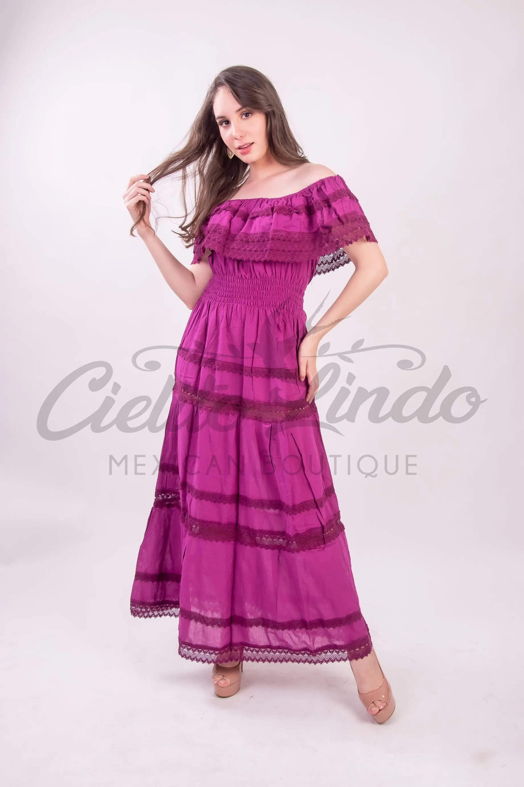 Adalia Maxi Dress Purple