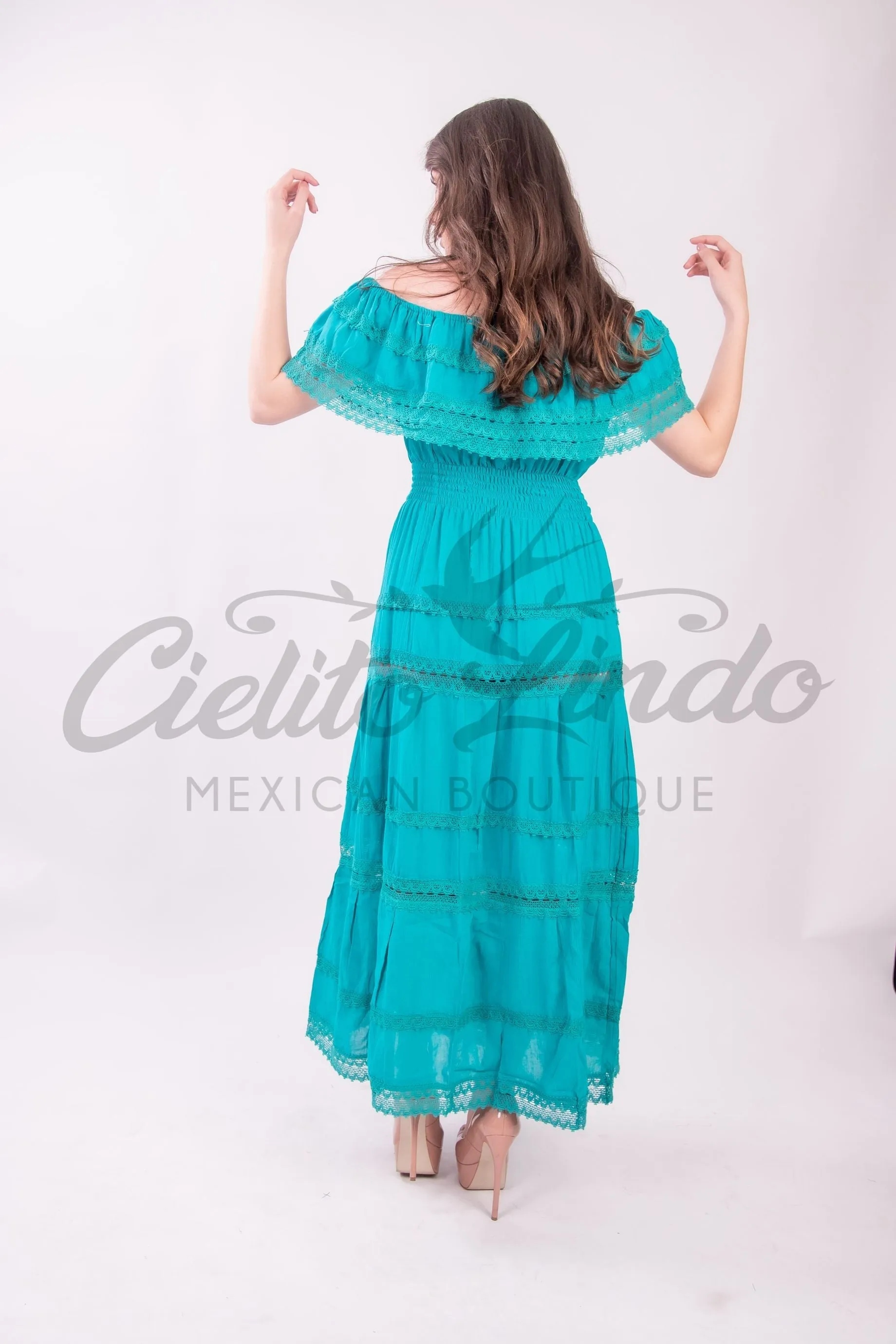 Adalia Maxi Dress Teal