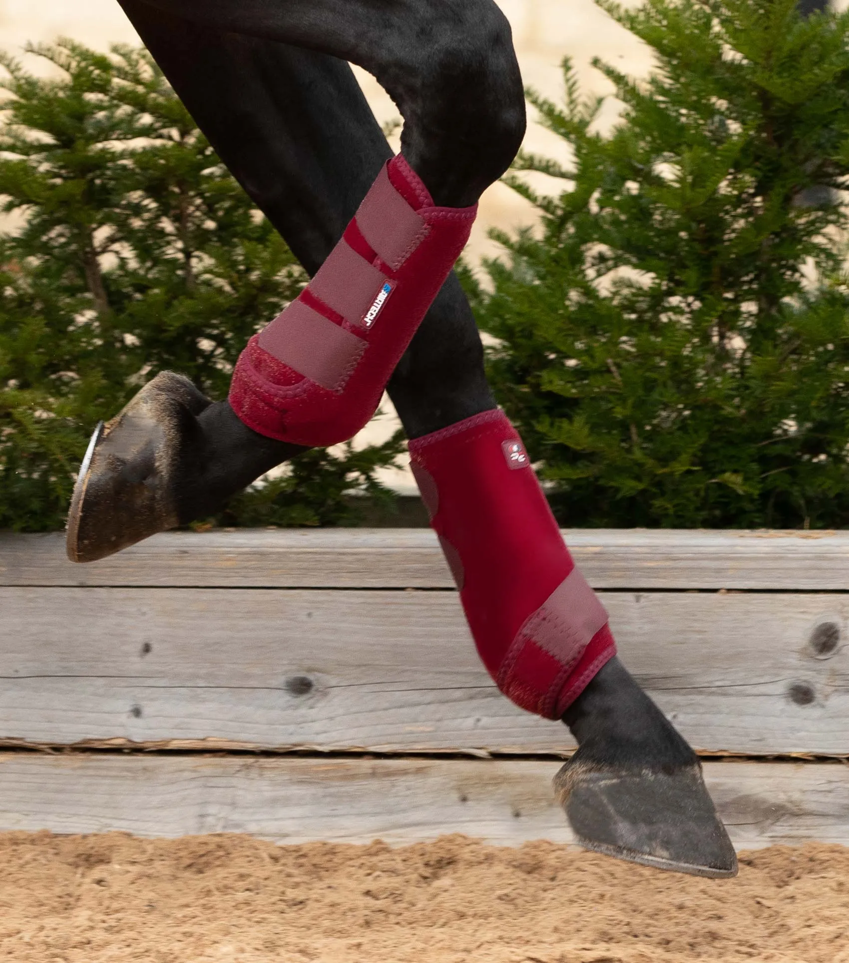 Air-Tech Sports Medicine Boots Burgundy