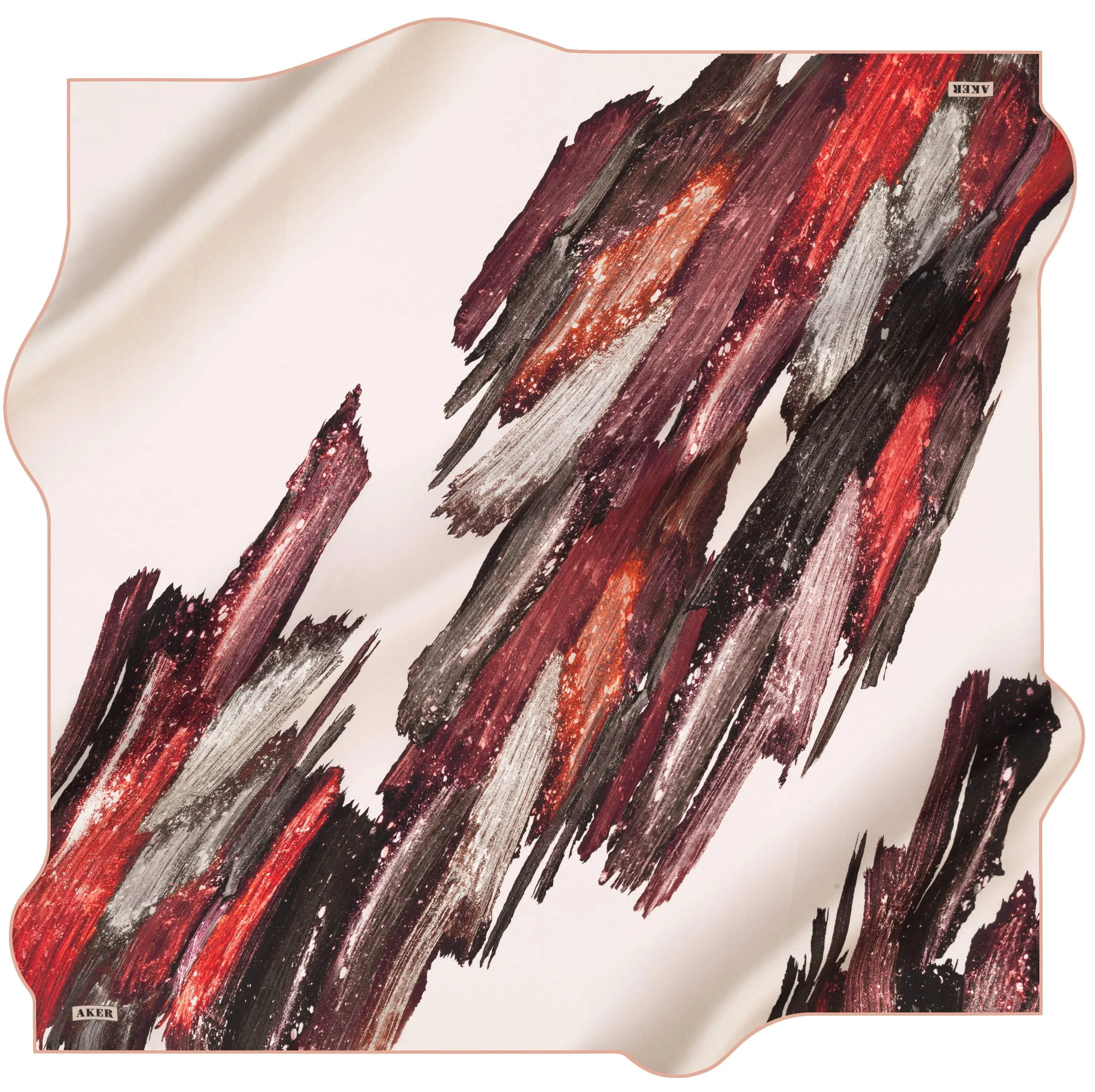 Aker Jordan Abstract Silk Scarf No. 91