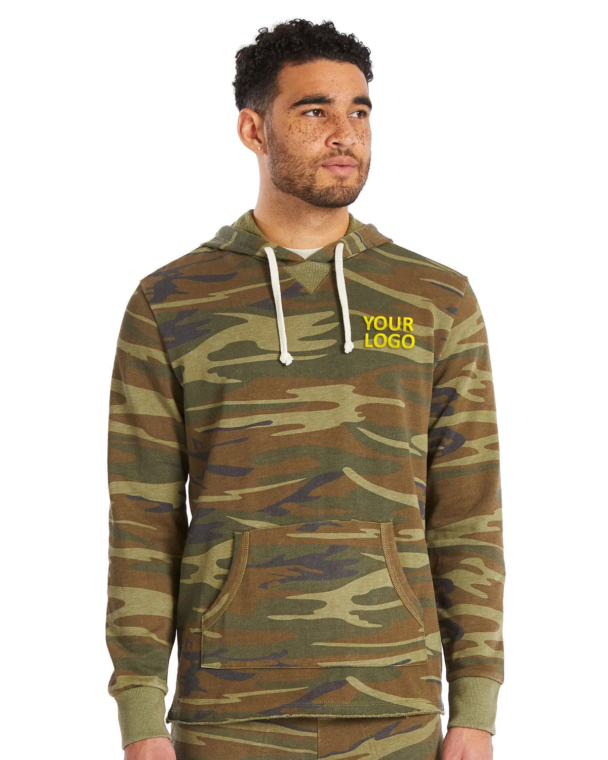 Alternative Men's School Yard Pullover Hoodie, Camo