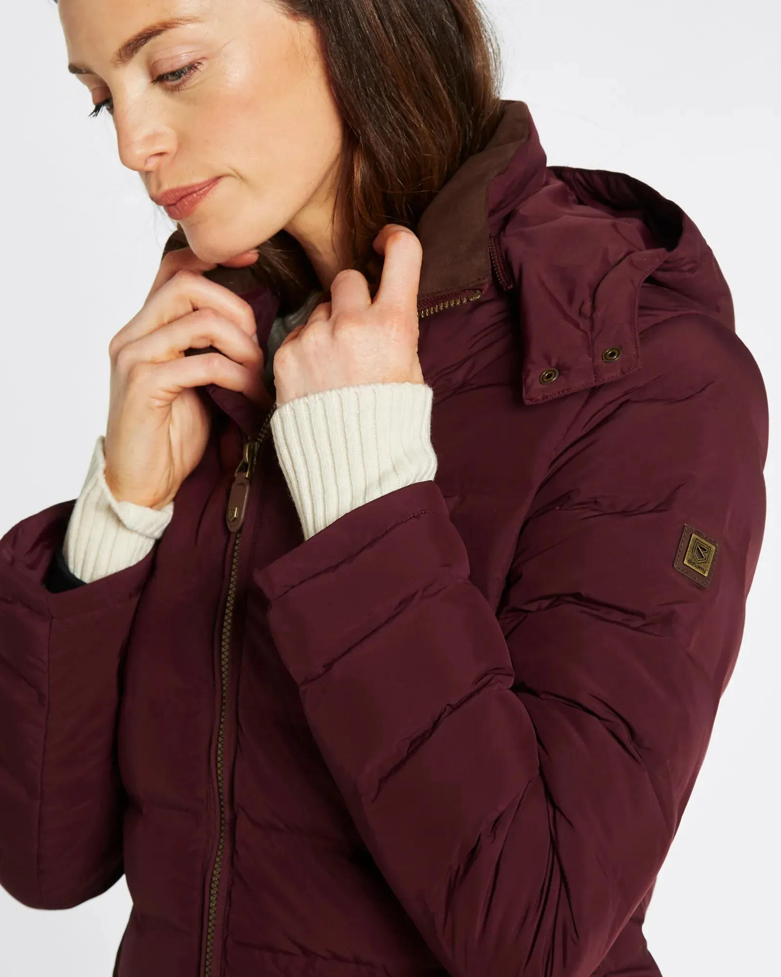 Ballybrophy Ox Blood Quilted Jacket