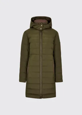 Ballybrophy Quilted Down Jacket - Olive