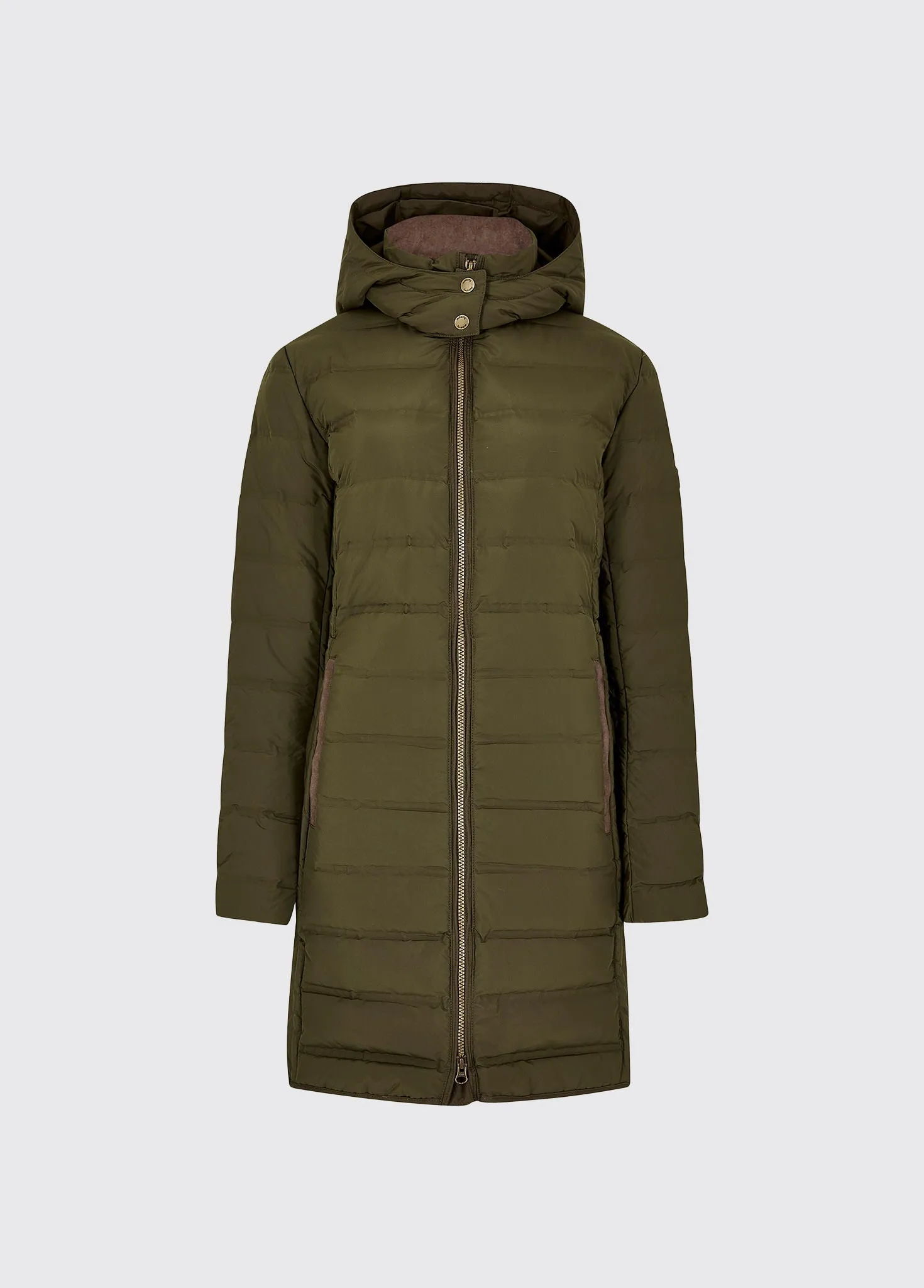 Ballybrophy Quilted Down Jacket - Olive