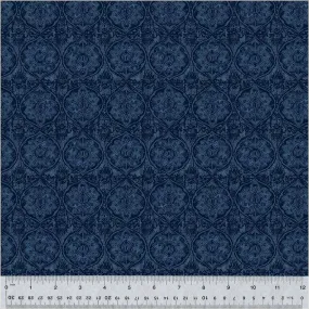 Banyan: Navy Damask