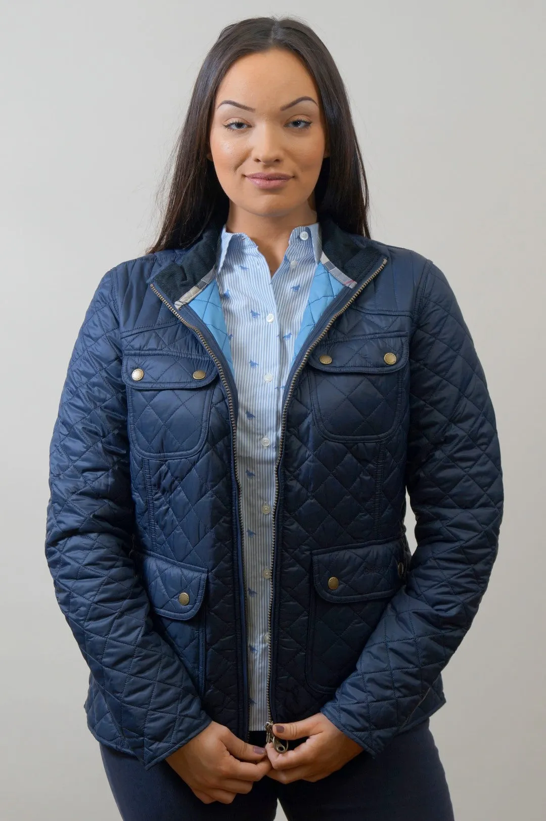 Barbour Bowfell Ladies Quilt Jacket - Navy LQU1028NY71