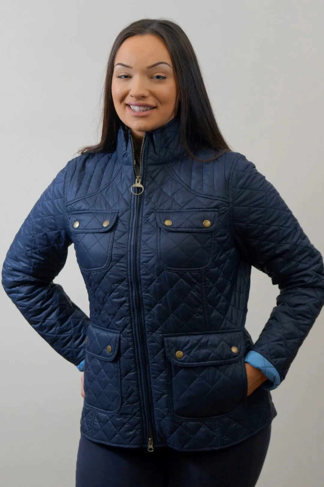 Barbour Bowfell Ladies Quilt Jacket - Navy LQU1028NY71