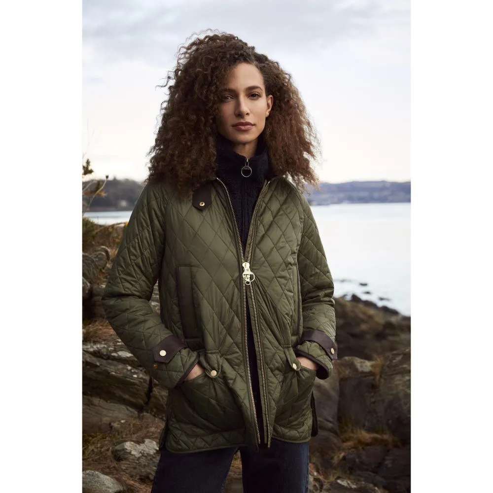 Barbour Kelham Ladies Quilted Jacket - Olive/Classic