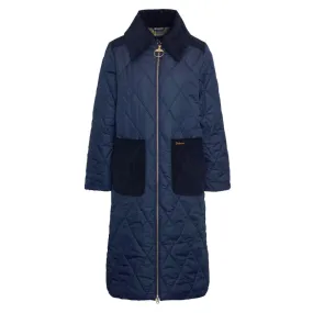 Barbour Malton Quilt Ladies Jacket - Navy/Classic