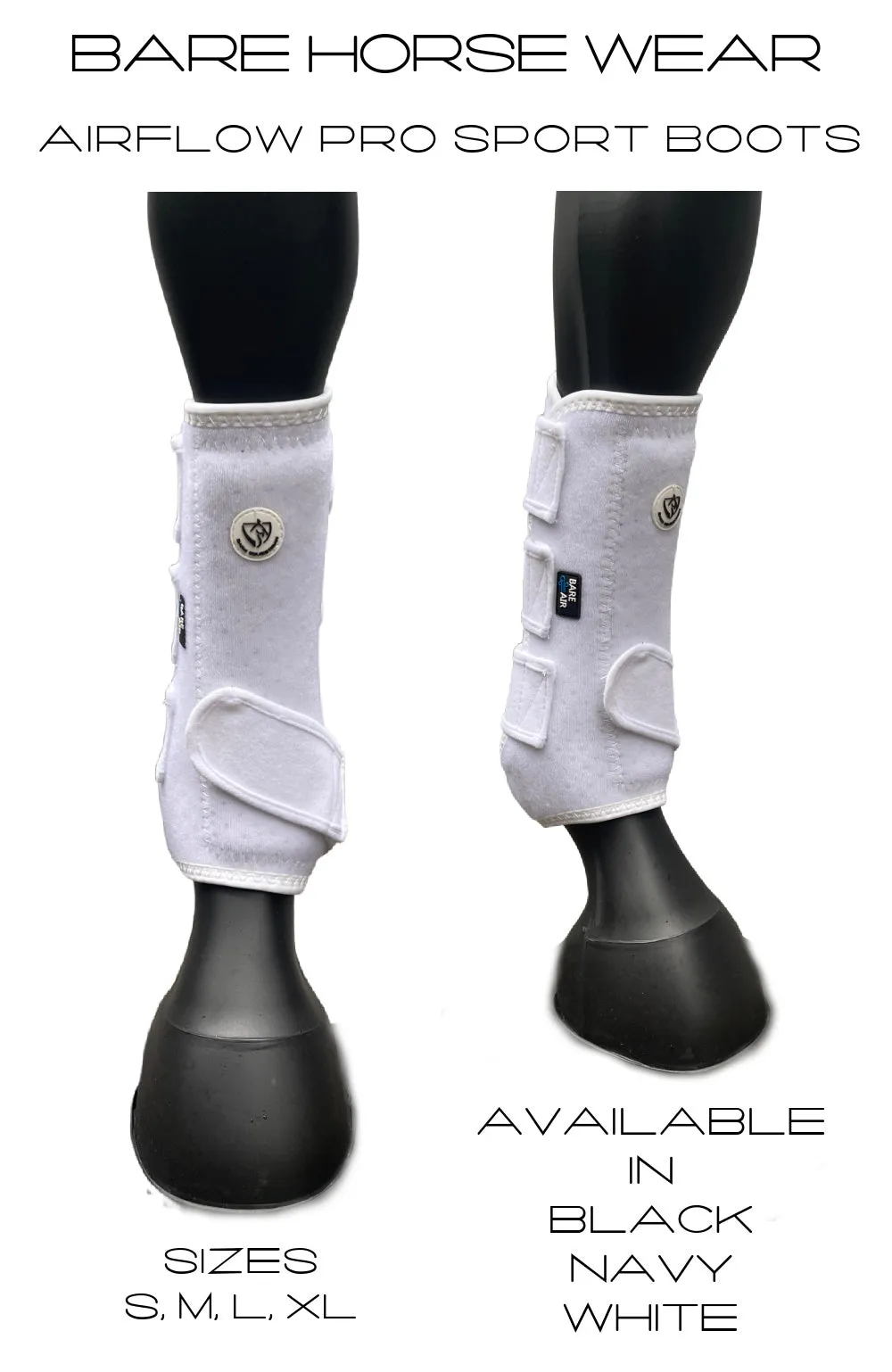 BARE Horse Wear - AIRFLOW Pro Sport Boots - White