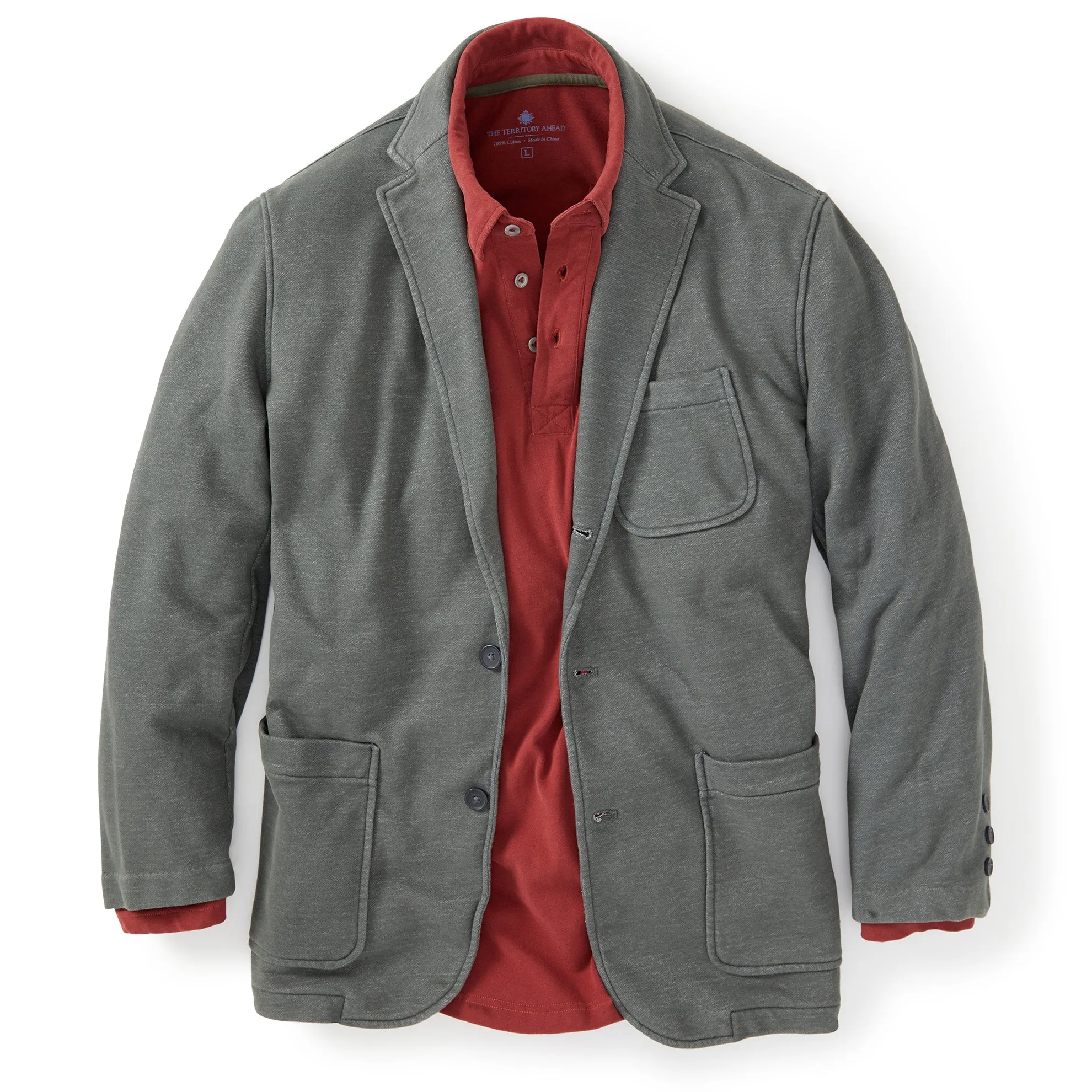 Barnaby Knit Fleece Blazer