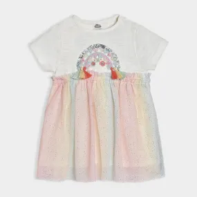 Bloom Shimmer Tutu Frock for Girls