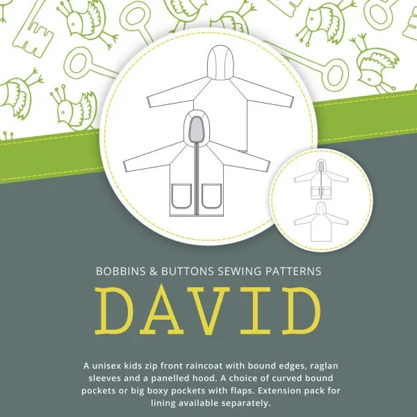 Bobbins and Buttons Child David Raincoat