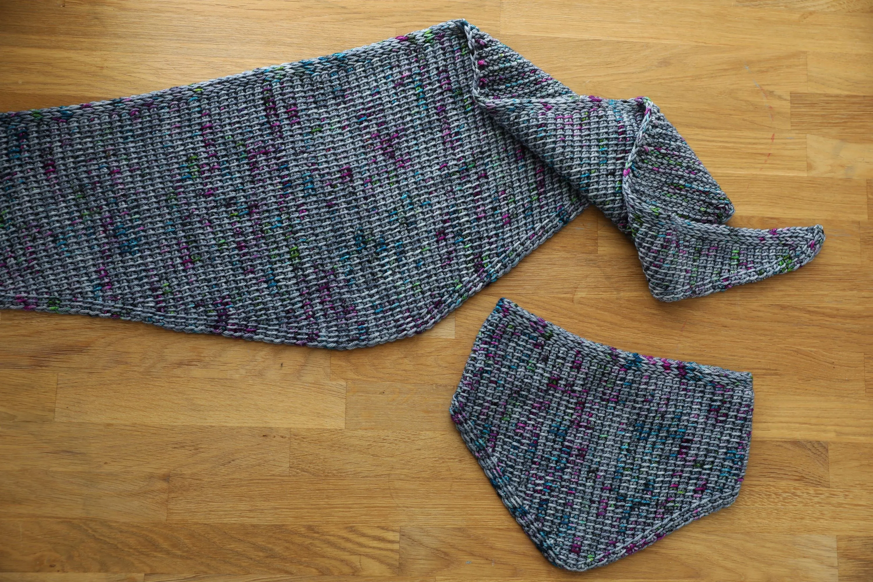 Broadside Bandana Cowl and Scarf pattern PDF