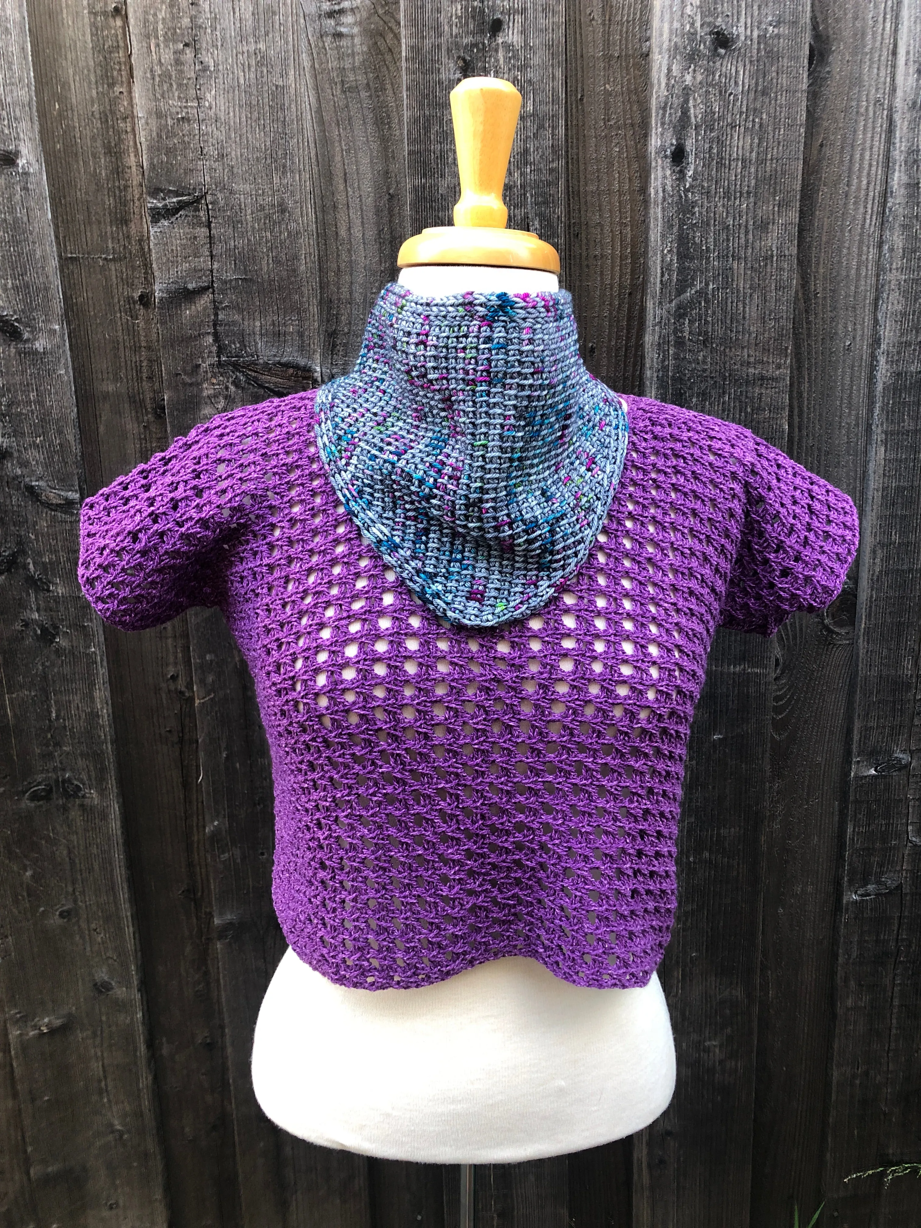 Broadside Bandana Cowl and Scarf pattern PDF