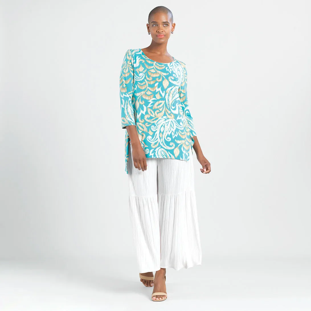 Butter Knit - Parachute Hem Tunic - Paisley Lotus - Final Sale!