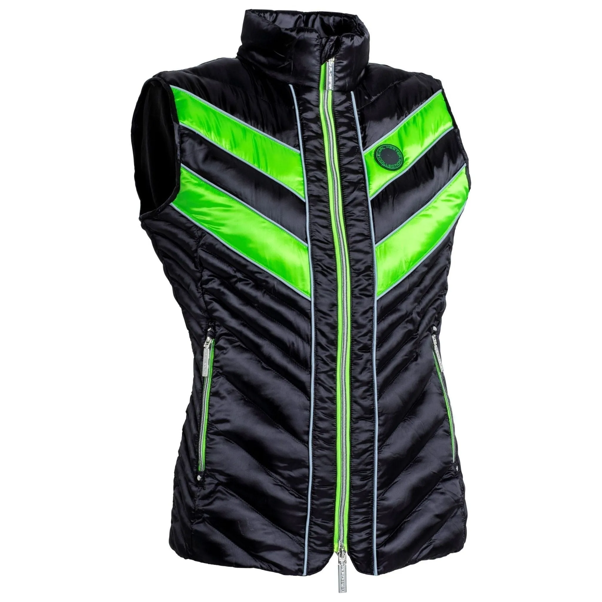 Carl Hester Collection Azar Quilted Gilet - Rider Comfort - Green