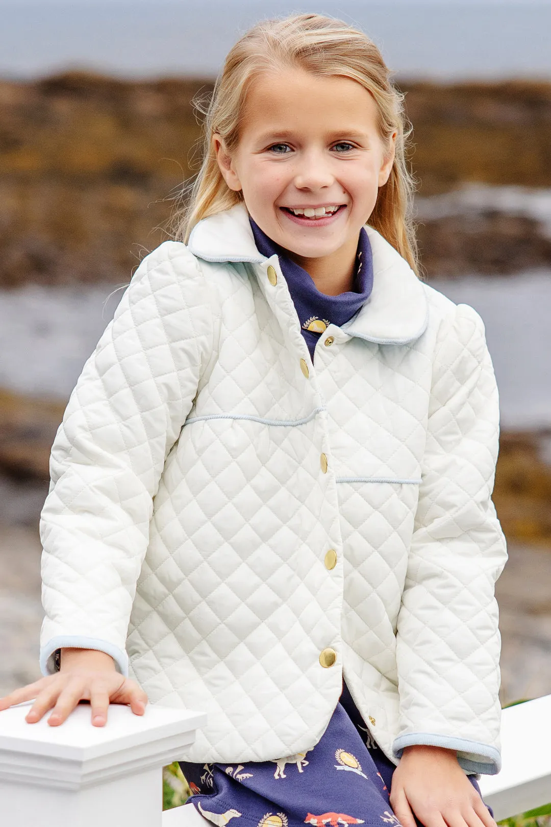 Carlyle Quilted Coat - Palmetto Pearl