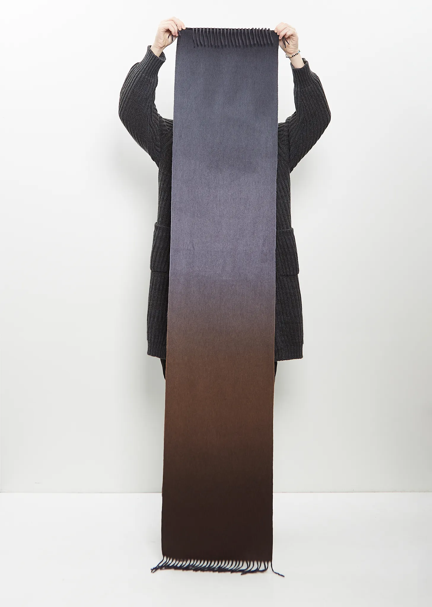 Cashmere Ombre Nuance Scarf — Oxide