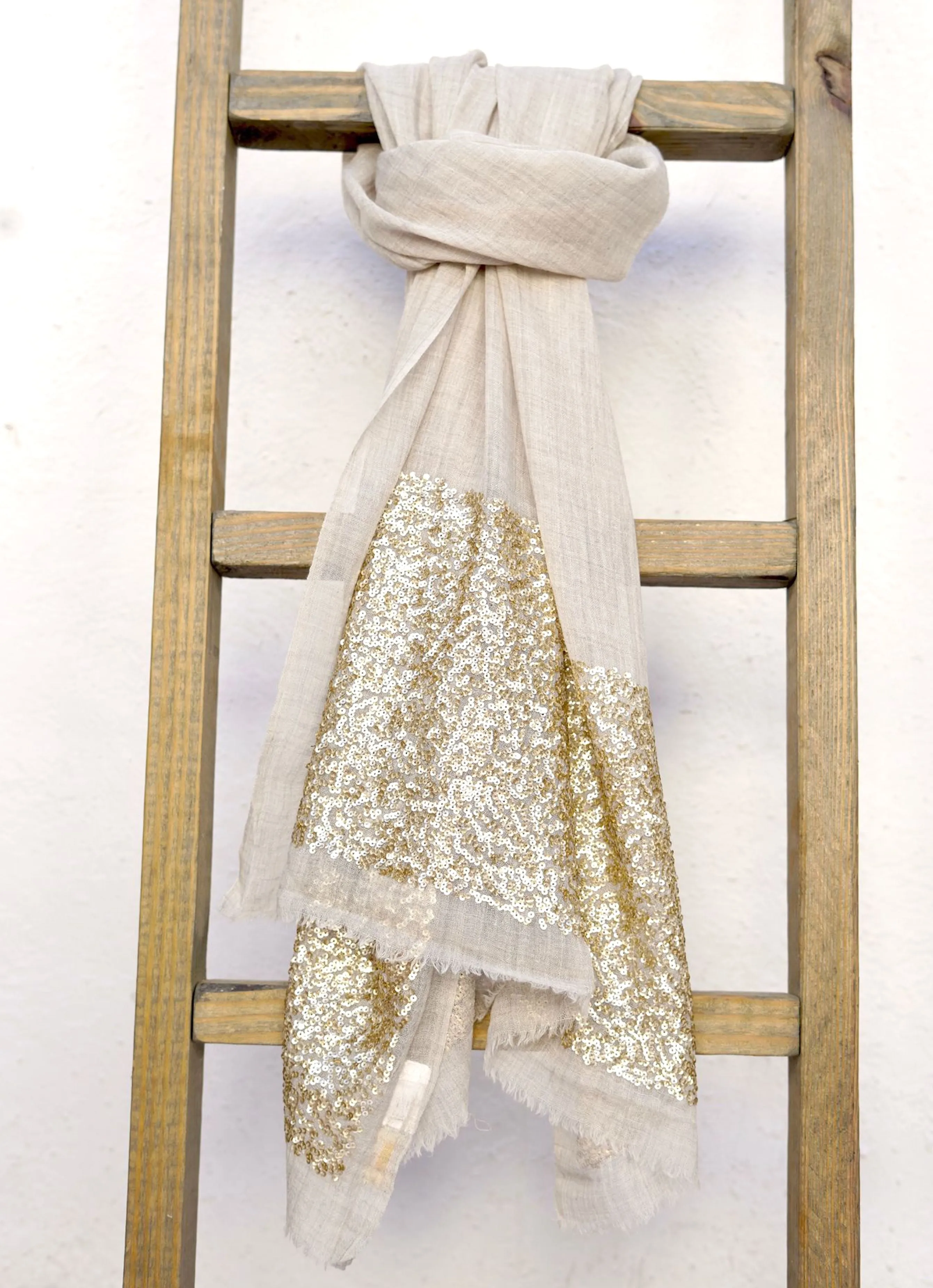 Celeste Sequin Wool Wrap (Multiple Colors Inside)