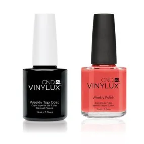 CND - Vinylux Topcoat & Desert Poppy 0.5 oz - #163