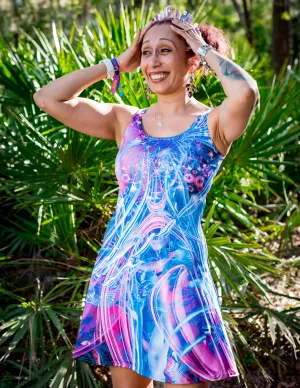 Cosmic Love Flare Dress