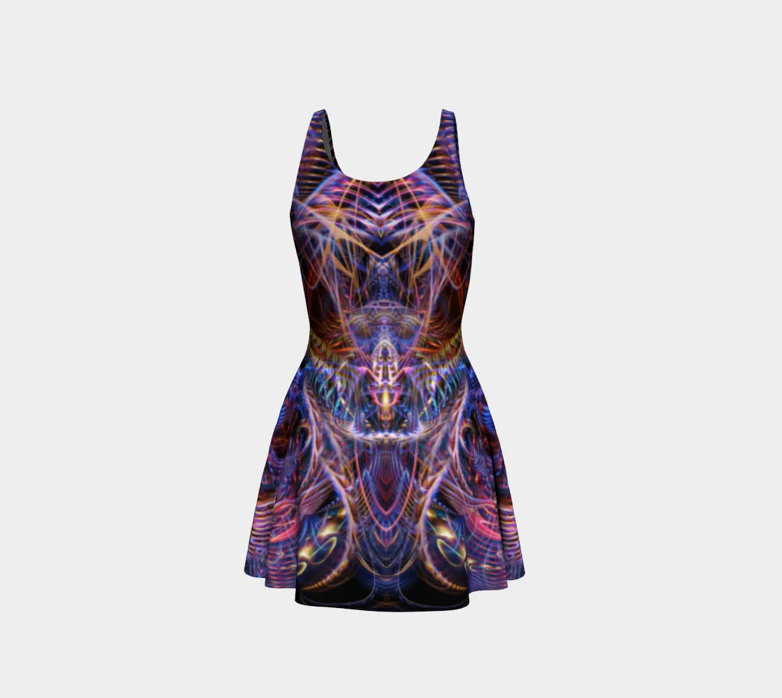 Cosmic Noise Flare Dress