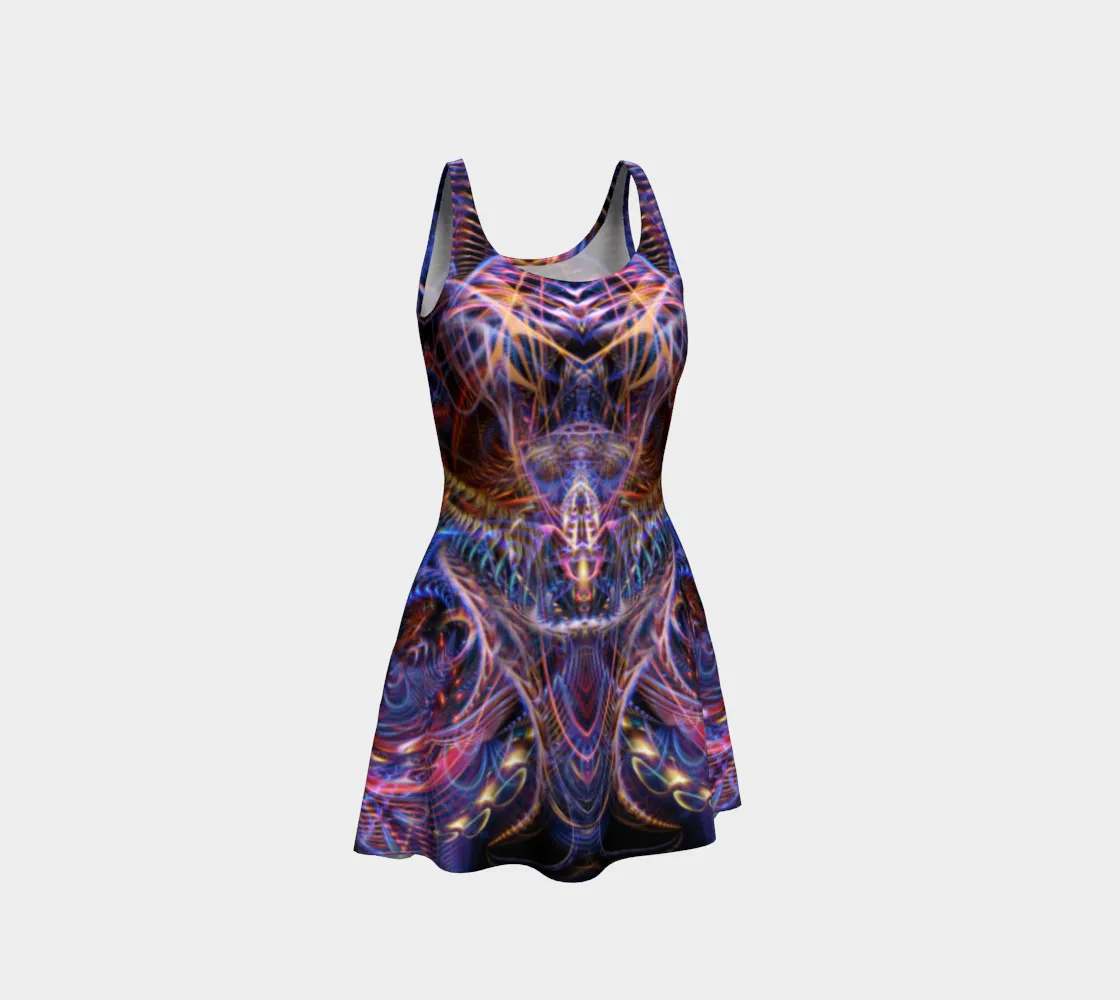 Cosmic Noise Flare Dress