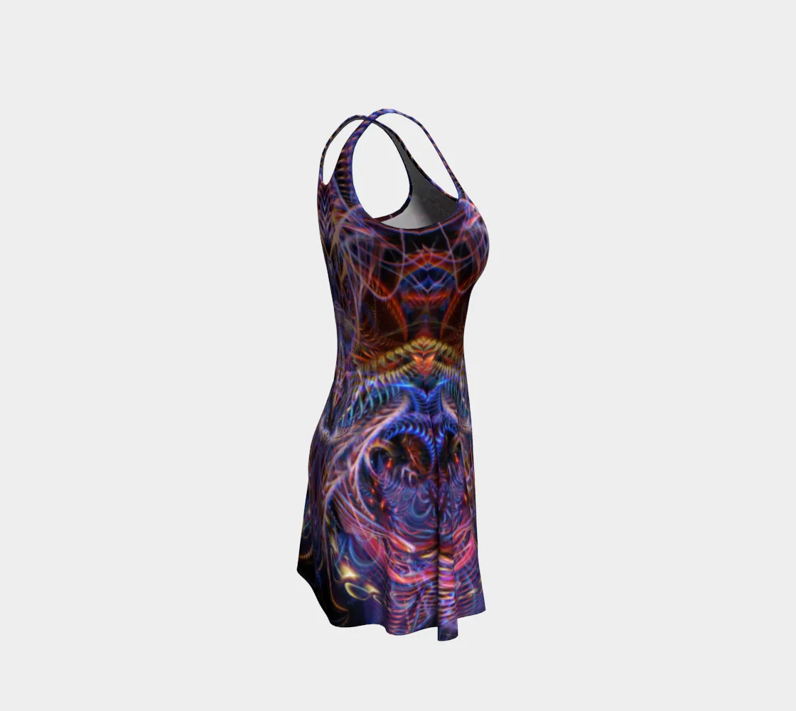 Cosmic Noise Flare Dress