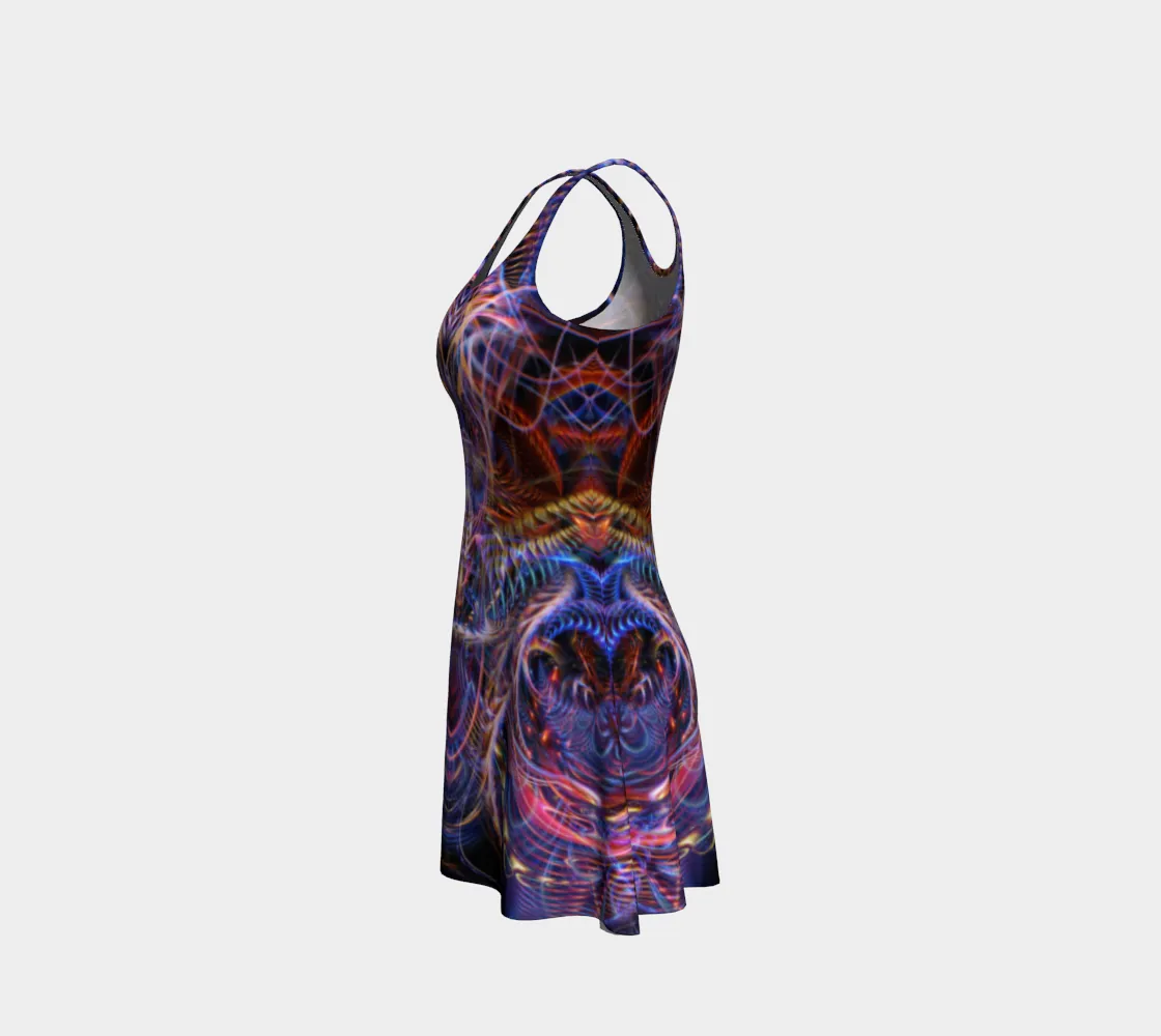 Cosmic Noise Flare Dress