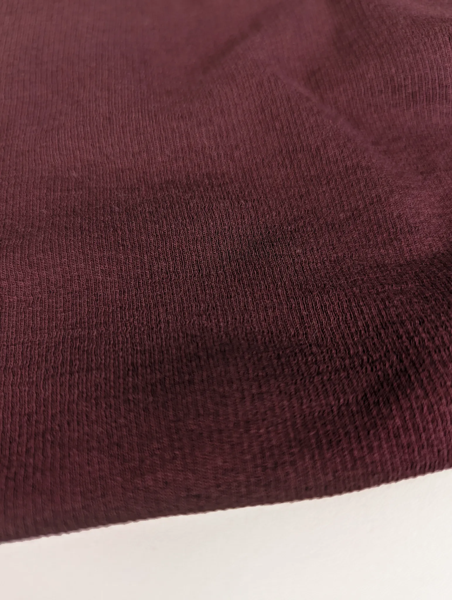 Cotton & TENCEL™ Modal Rib Knit - Rhodolite