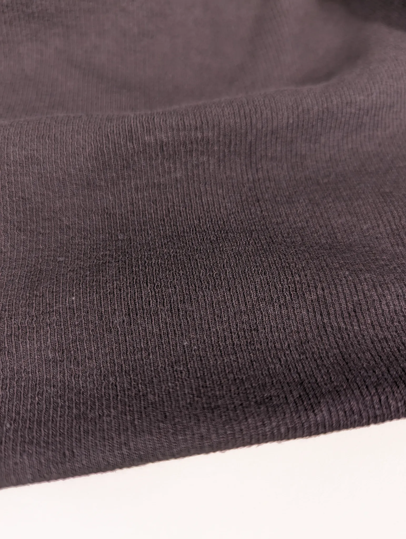 Cotton & TENCEL™ Modal Rib Knit - Shadow