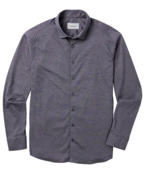 Cotton Knit Pique Hybrid Sport Shirt