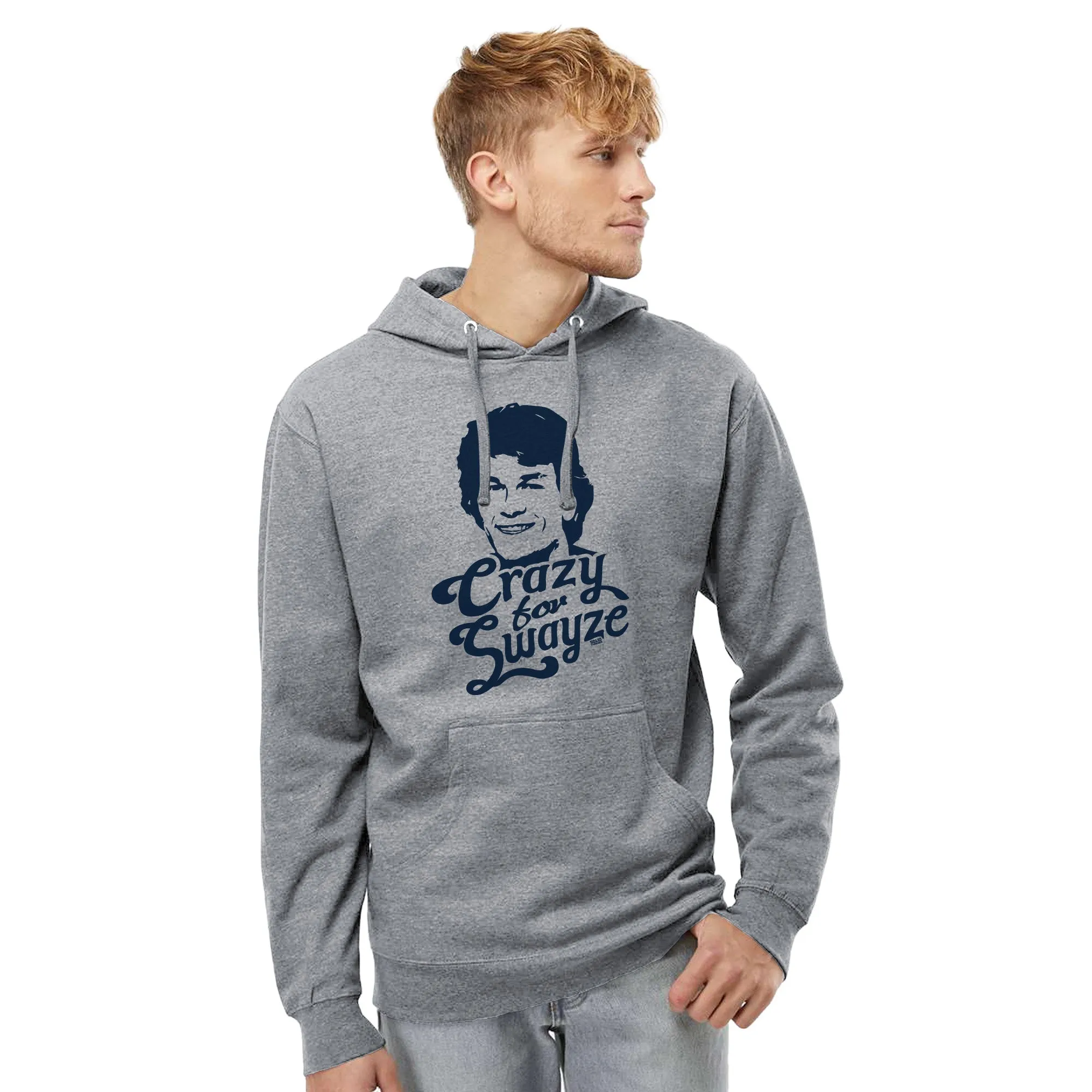 Crazy For Swayze | Supports World Health Midweight Pullover Hoodie