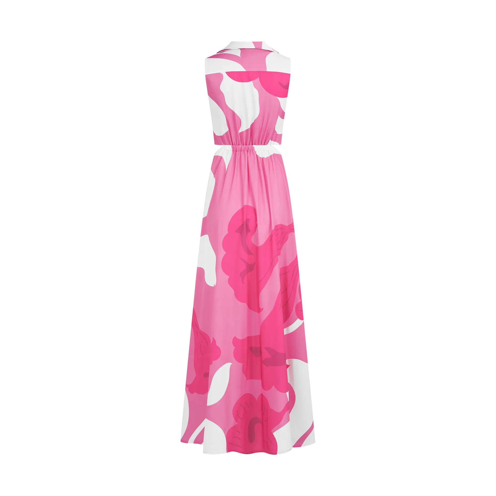 CUTOUT DRESS-LITE PINK