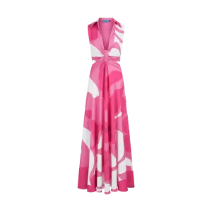 CUTOUT DRESS-LITE PINK