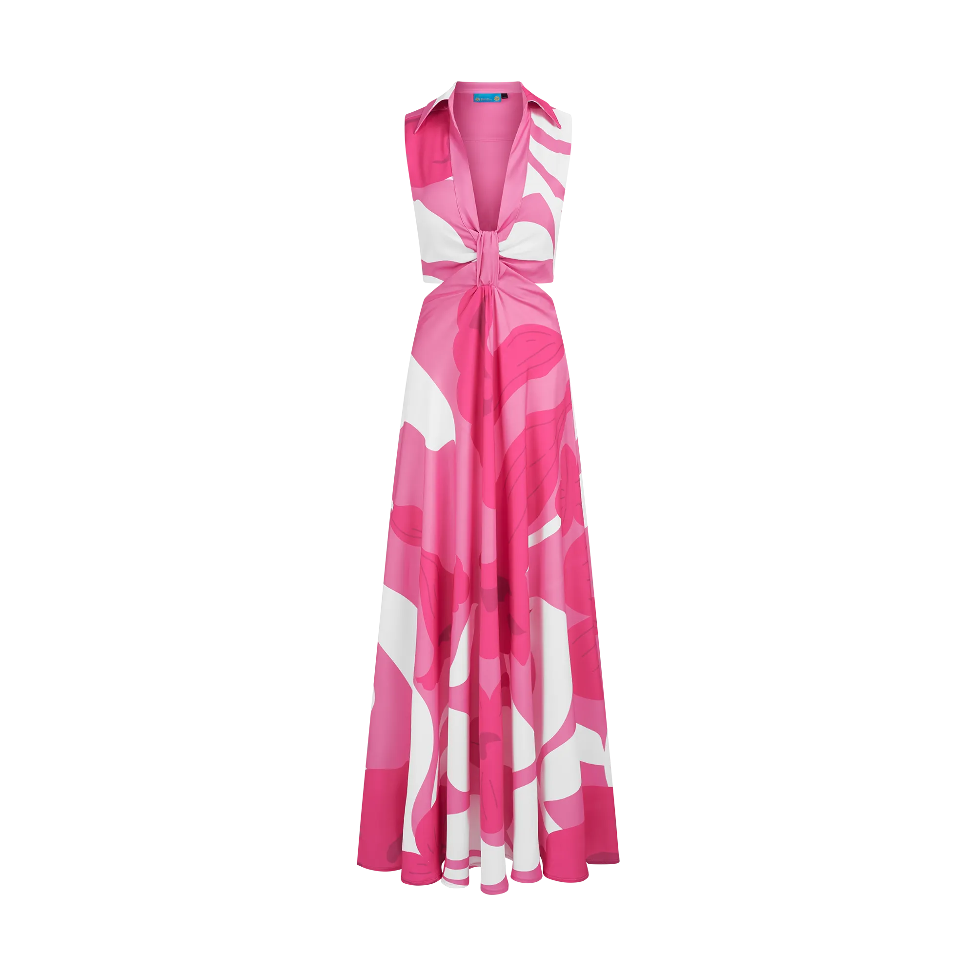 CUTOUT DRESS-LITE PINK