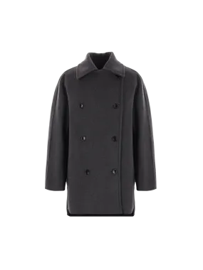 Double-Breasted Cashmere Coat