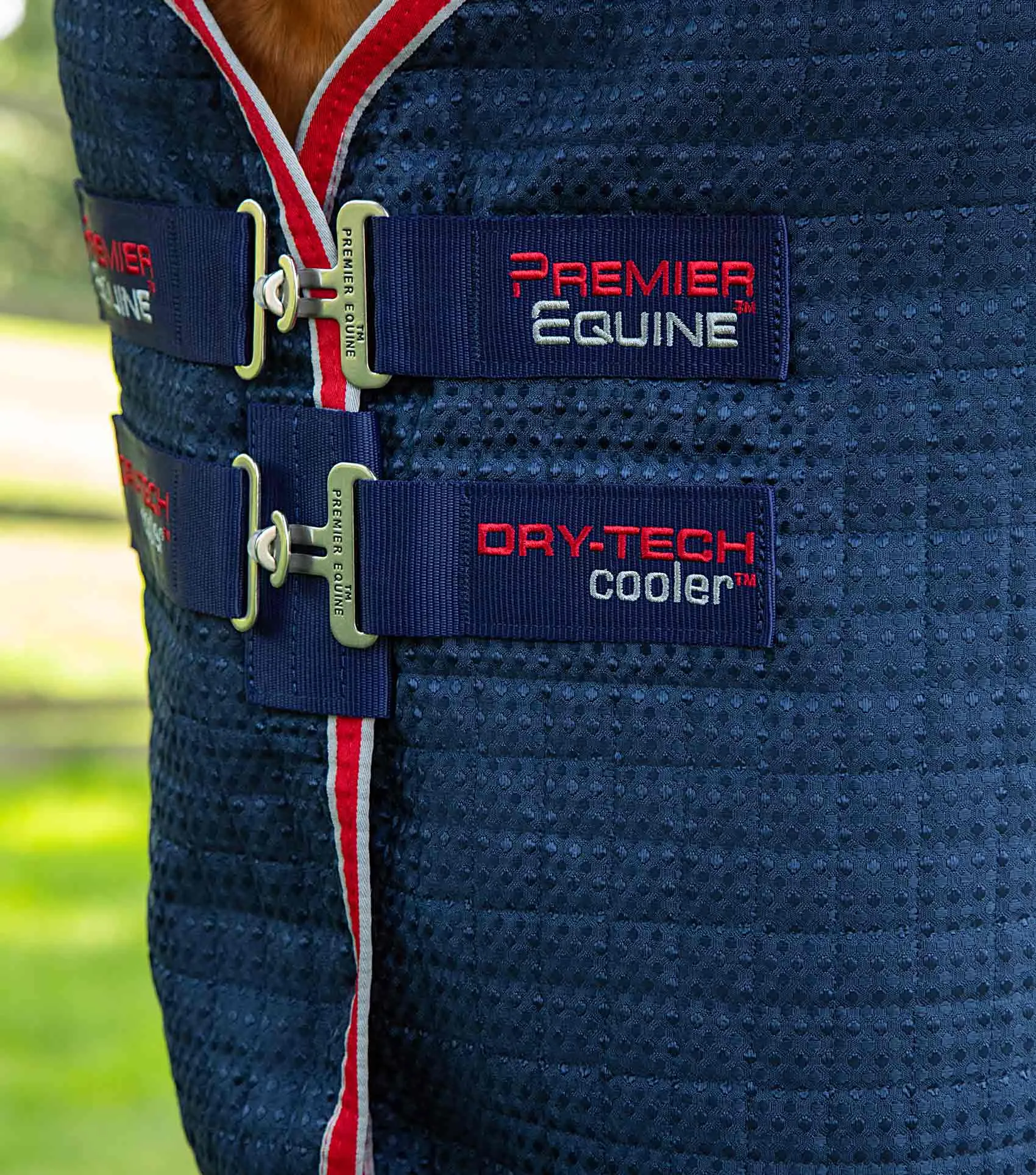 Dry-Tech Horse Cooler Rug Navy