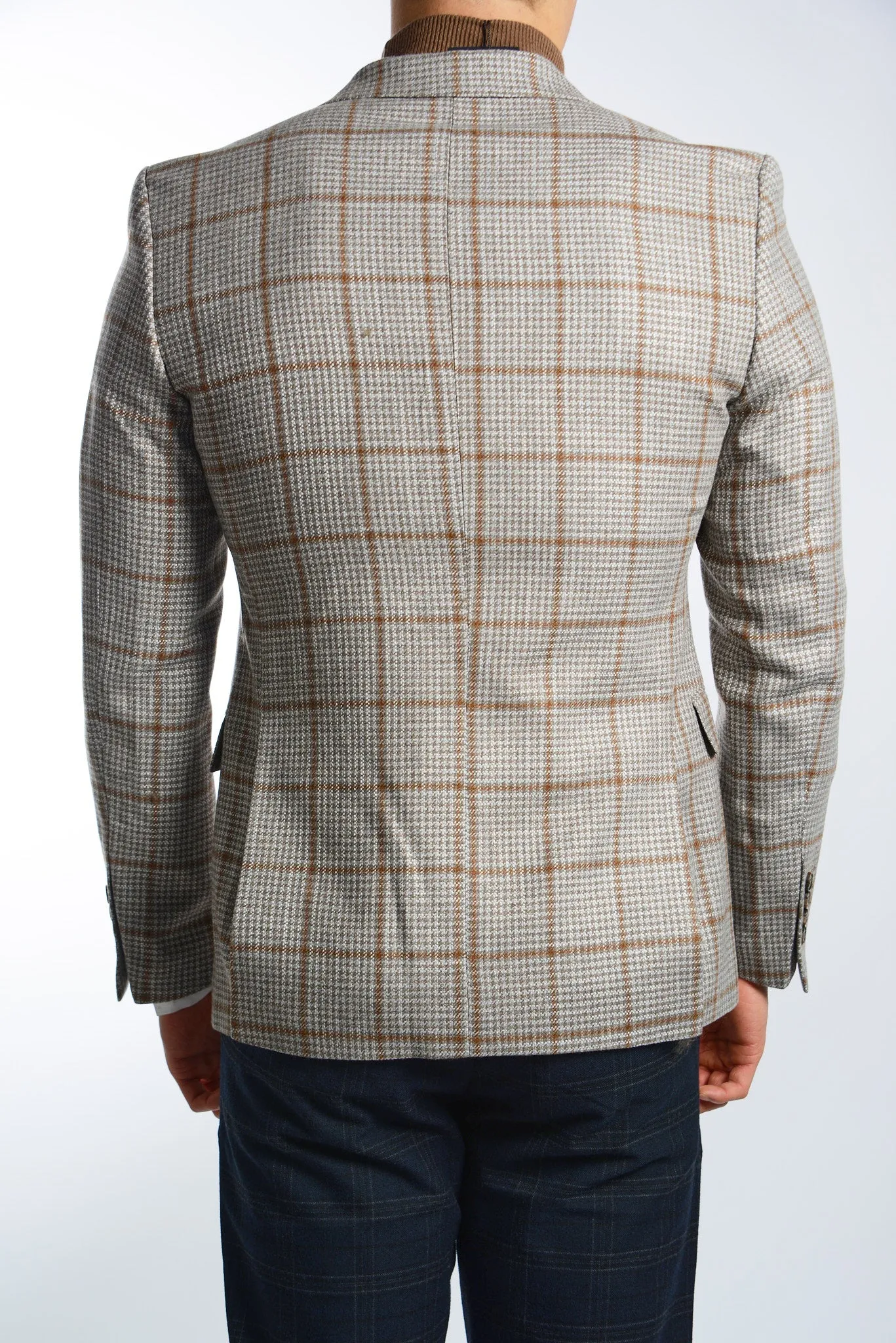 DT Windowpane Euro Sport Coat