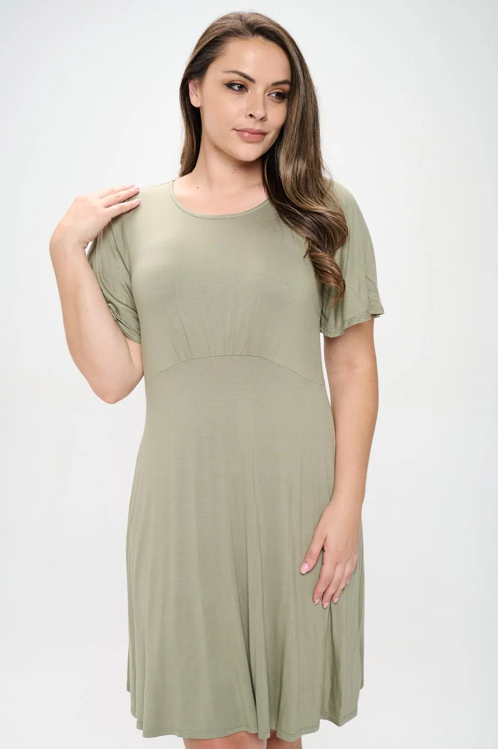 Elli Plus Size Short Sleeve Dress