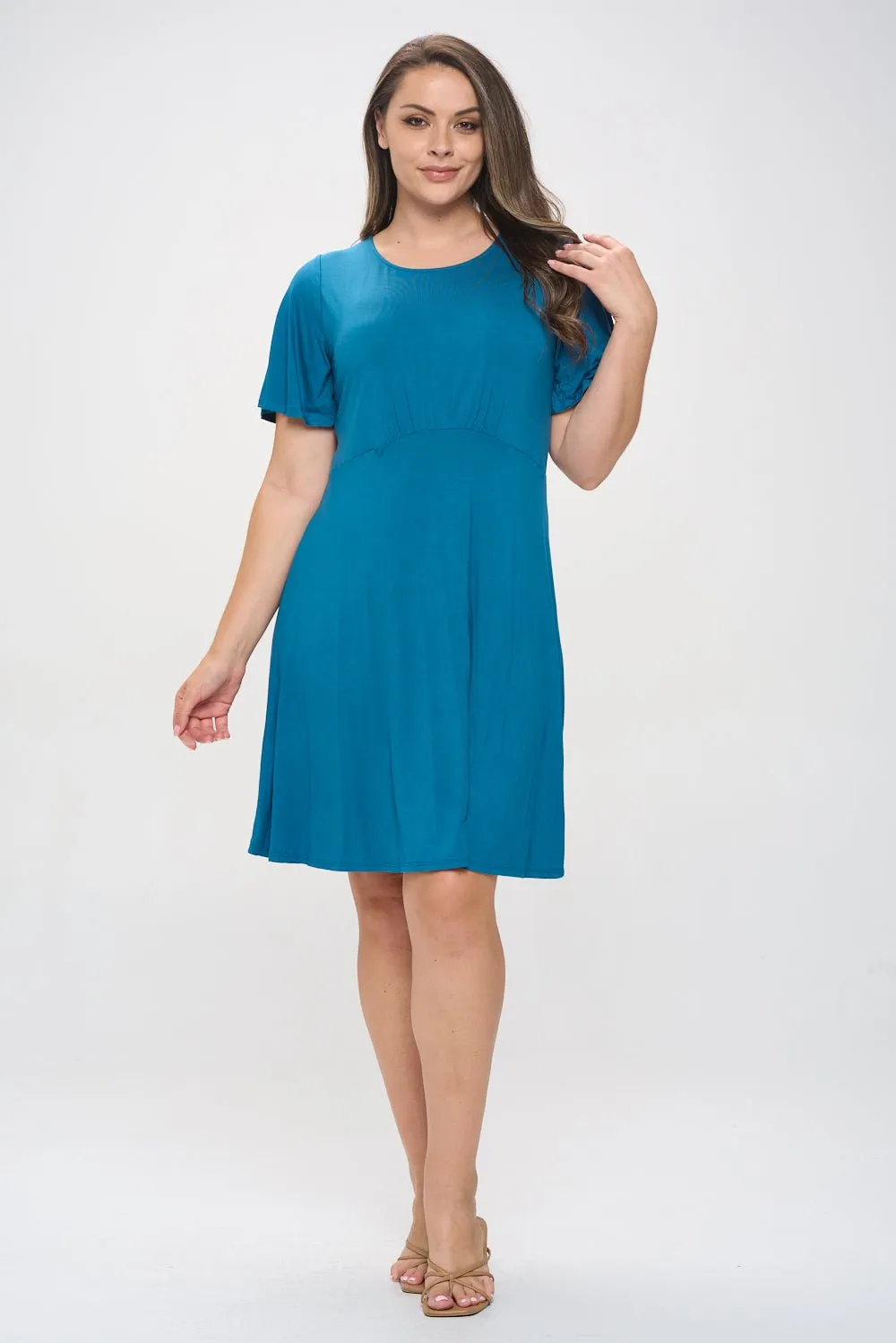 Elli Plus Size Short Sleeve Dress