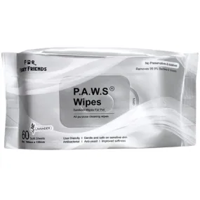 For Furry Friends P.A.W.S Sanitizer Lavender Dog Wipes 60pc