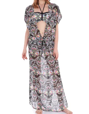 Freya Zodiac Plunge Neck Maxi Dress, Multi