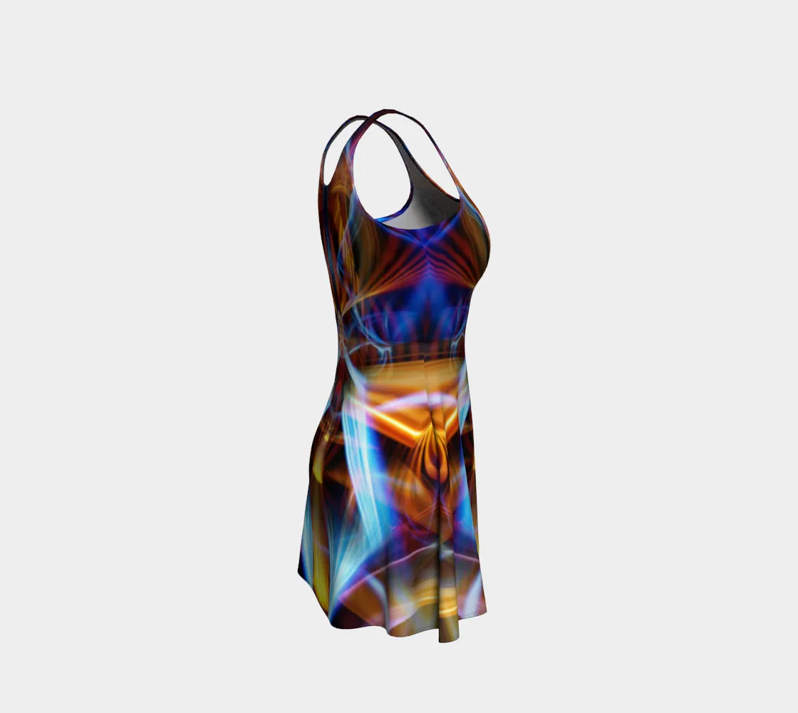 Galactic Sphinx Flare Dress