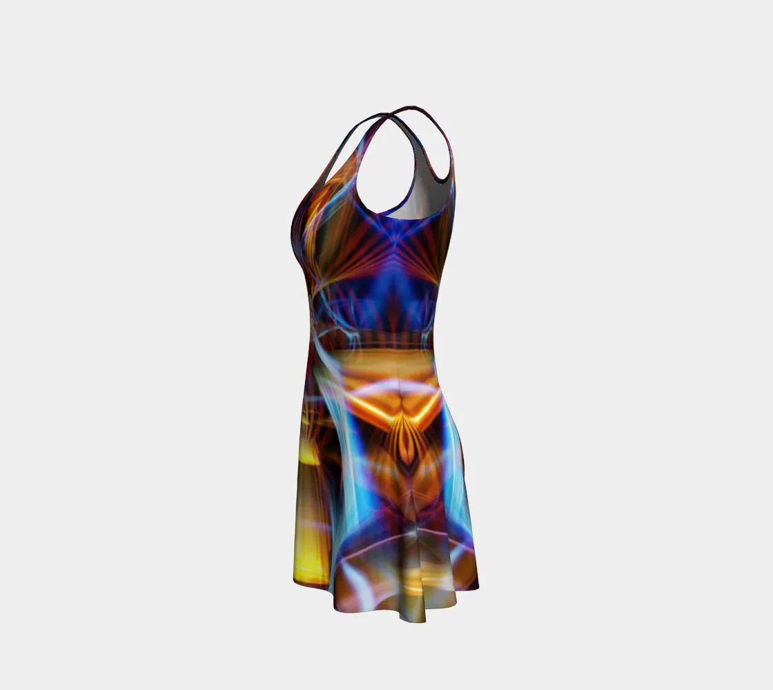 Galactic Sphinx Flare Dress