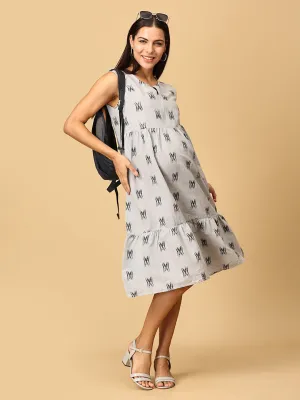 Grey Sands Maternity and Nursing Kurti Dress