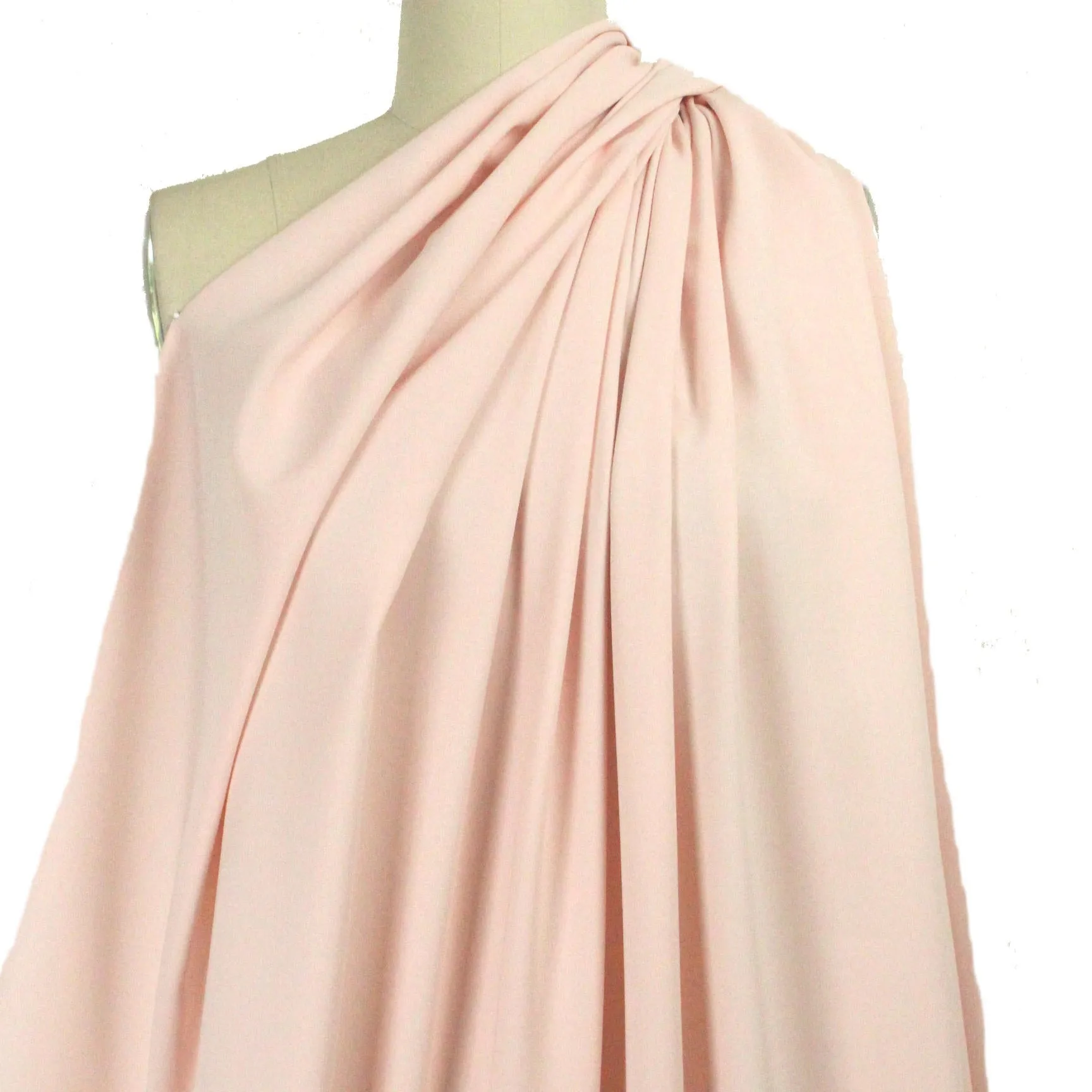 hi-tech stretch crepe 'matte hybrid' - pink blush