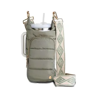 HydroBag® HANDLE™ - Sage Green with Sage and Tan Strap